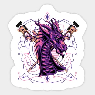 king dragon sniper Sticker